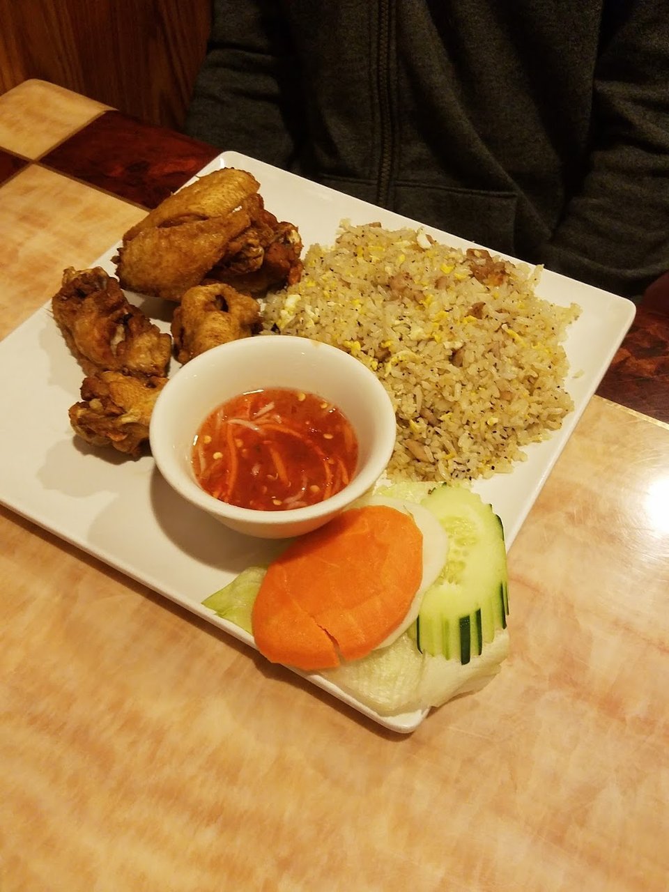 R 6 Chicken Wing Egg Fried Rice
