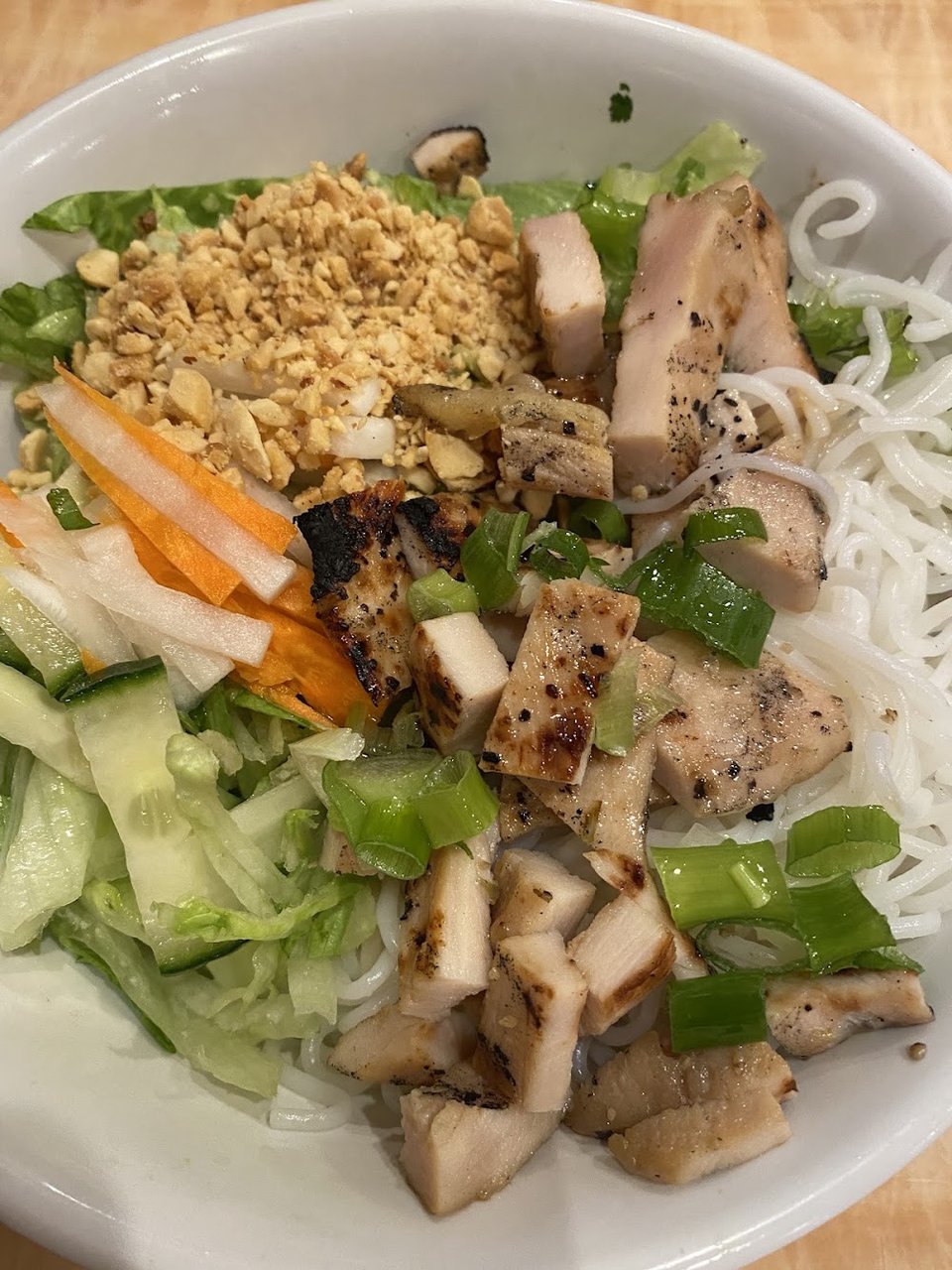Fried Egg Roll Vermicelli Bowl